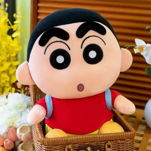 Crayon Shin Chan-ryggsäck med kawaii-docka i tecknad anime-stil, födelsedagspresent 9 Crayon Shin Chan-ryggsäck med kawaii-docka i tecknad anime-stil, födelsedagspresent