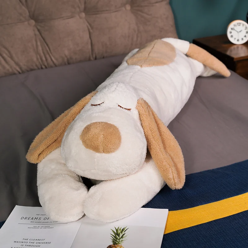 Hund gosedjur som stor, mjuk och lång kramkudde för små barn, till soffan och som present 8 Hund gosedjur som stor, mjuk och lång kramkudde för små barn, till soffan och som present - Bild 8