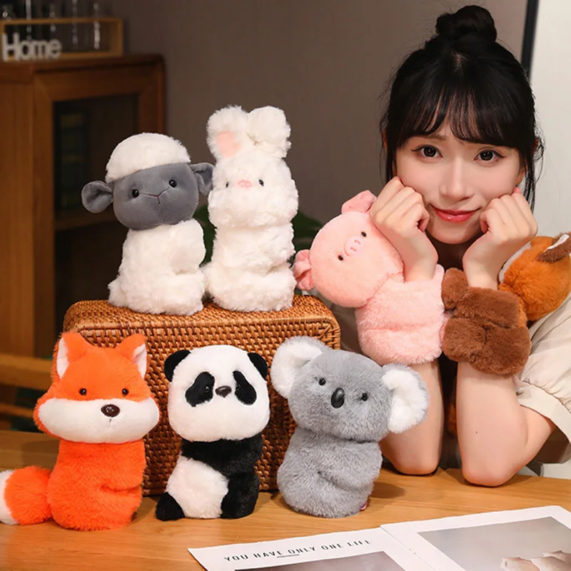Kanin koala gosedjur, mjukt djurarmband med panda, räv och fler söta motiv för barn 3 Kanin koala gosedjur, mjukt djurarmband med panda, räv och fler söta motiv för barn - Bild 3