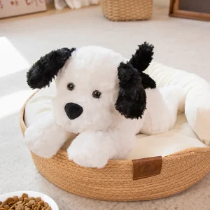 Sött hund gosedjur som mjuk kramkudde för barn, 35–55 cm, jul- eller födelsedagspresent