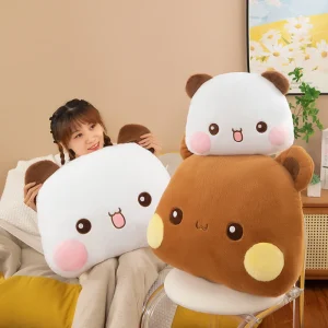 Alternative view of Kawaii Bubu Dudu och Mitao Cat, panda katt gosedjur och kuddar för barn, 60–80 cm