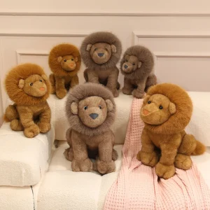Alternative view of Lejon gosedjur från Lion King, mjuk kudde med gyllene man för barn, 35–45 cm