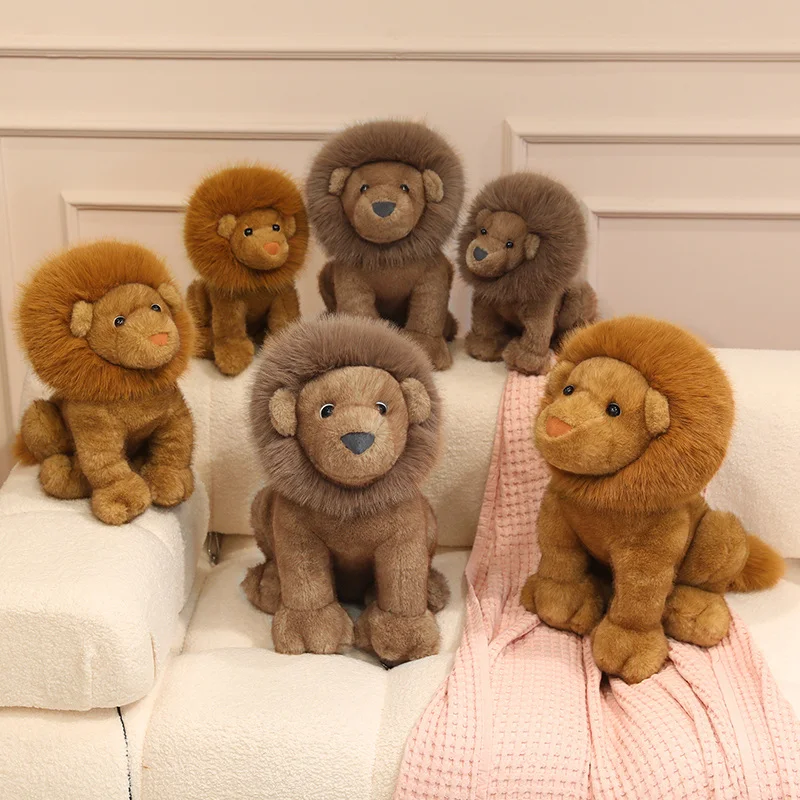Lejon gosedjur från Lion King, mjuk kudde med gyllene man för barn, 35–45 cm 2 Lejon gosedjur från Lion King, mjuk kudde med gyllene man för barn, 35–45 cm - Bild 2