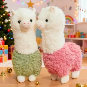 Får gosedjur, söt och fluffig, fluffigt alpaca alpaka lamadrag, 28 cm 9 Får gosedjur, söt och fluffig, fluffigt alpaca alpaka lamadrag, 28 cm