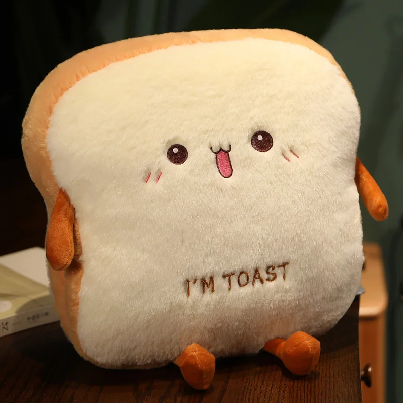 Mjuk kramkudde och gosedjur i form av toast, 35 cm, för barn, lek och inredning 6 Mjuk kramkudde och gosedjur i form av toast, 35 cm, för barn, lek och inredning - Bild 6