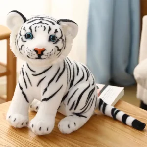 Tiger gosedjur som tigerkudde, Baby tiger design och mjuk, 23–33 cm 15 Tiger gosedjur som tigerkudde, Baby tiger design och mjuk, 23–33 cm