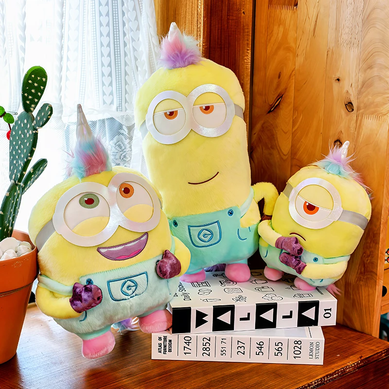 Licensierat Minions enhörning gosedjur i dräkt med regnbågshorn från Despicable Me 6 Licensierat Minions enhörning gosedjur i dräkt med regnbågshorn från Despicable Me - Bild 6