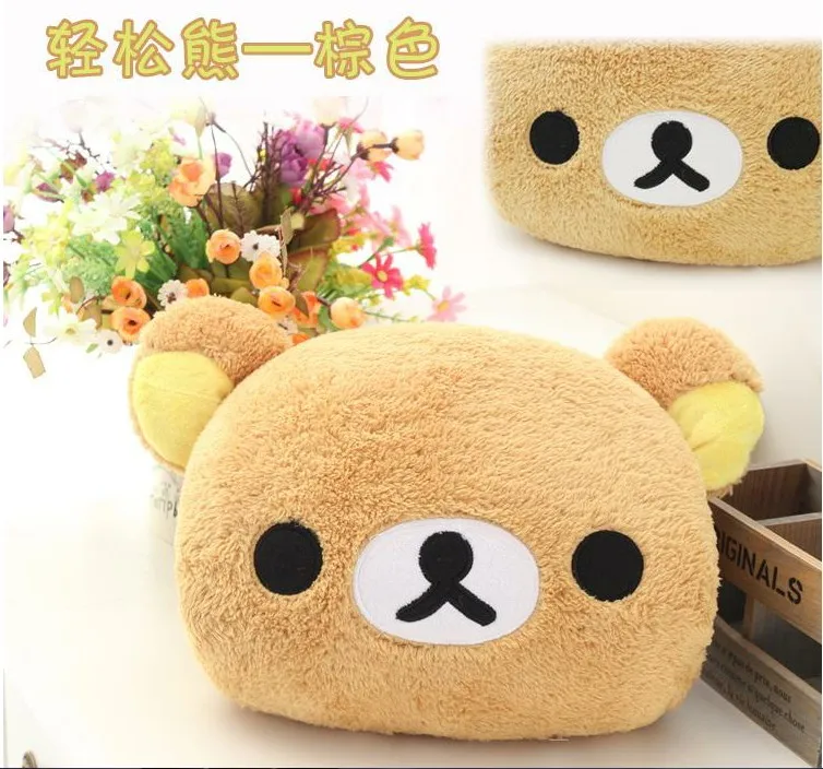 Kawaii Rilakkuma björn gosedjur med Kiiroitori som kudde på 30 cm och handvärmare 3 Kawaii Rilakkuma björn gosedjur med Kiiroitori som kudde på 30 cm och handvärmare - Bild 3