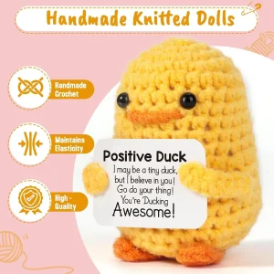 Kattgosedjur i miniformat, handvirkat med rolig potatis, anka- och sköldpaddsdesign 56 Kattgosedjur i miniformat, handvirkat med rolig potatis, anka- och sköldpaddsdesign