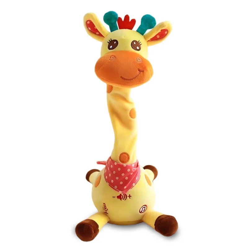 Dansande och talande giraffe gosedjur som upprepar vad du säger, svänger, lyser och spelar 10 sånger 7 Dansande och talande giraffe gosedjur som upprepar vad du säger, svänger, lyser och spelar 10 sånger - Bild 7