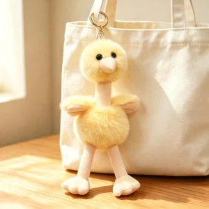 Söt och fluffig strutsfigur 20 cm som ryggsäcks- och väskhänge, dekoration för skrivbord 24 Söt och fluffig strutsfigur 20 cm som ryggsäcks- och väskhänge, dekoration för skrivbord