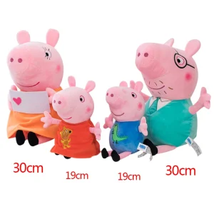 Peppa Pig familjeset för barn med George, dinosaurie, rosa docka och björn gosedjur 19 Peppa Pig familjeset för barn med George, dinosaurie, rosa docka och björn gosedjur