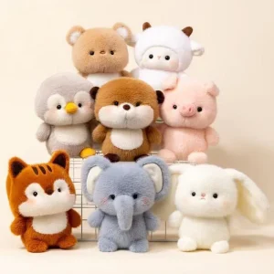 Söta kuddgosedjur som barnpresent: björn, elefant, gris, hund gosedjur, får, mus och apa 15 Söta kuddgosedjur som barnpresent: björn, elefant, gris, hund gosedjur, får, mus och apa