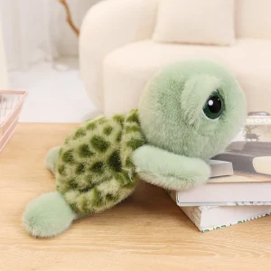 Tortoise gosedjur i kuddeform med söt design och havsdjursmotiv, 22–40 cm