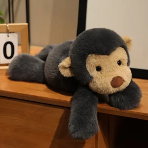Söt apa gosedjur, 40 cm stor handgjord figur i kawaii- och animeinspirerad stil