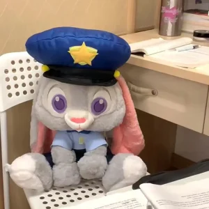 Kanin gosedjur från Zootopia med Judy och räven Nick, söt tecknad rumsdekoration, 35 cm 15 Kanin gosedjur från Zootopia med Judy och räven Nick, söt tecknad rumsdekoration, 35 cm