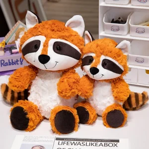 Tvättbjörn gosedjur, kawaii (söt) style och mjuk, sloth design även sengångare, 25 cm 15 Tvättbjörn gosedjur, kawaii (söt) style och mjuk, sloth design även sengångare, 25 cm