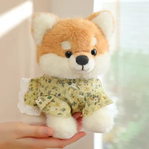 Shiba Inu som hund gosedjur och hundkudde, supersöt och klädd, 25–35 cm, julklapp 8 Shiba Inu som hund gosedjur och hundkudde, supersöt och klädd, 25–35 cm, julklapp