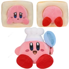 Kirby gosedjur med Bread Kirby, Cook Kirby, Magolor och Star Kirby i anime-stil