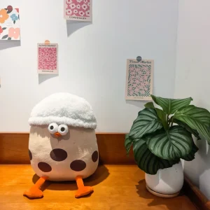 Kawaii kyckling gosedjur i mjölkteform, tecknad mjuk soffkudde och barnpresent 10 Kawaii kyckling gosedjur i mjölkteform, tecknad mjuk soffkudde och barnpresent