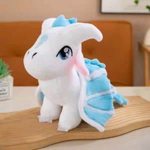 Drake gosedjur från Wings of Fire i animerad stil som mjuk leksaksfigur, 30 cm