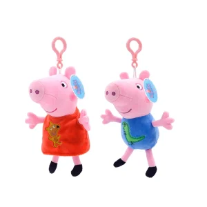 Peppa Pig familjeset för barn med George, dinosaurie, rosa docka och björn gosedjur 14 Peppa Pig familjeset för barn med George, dinosaurie, rosa docka och björn gosedjur