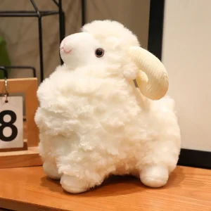 goat gosedjur i kawaii-stil med tecknad design, mjuk sovkompis och julklapp för barn 15 goat gosedjur i kawaii-stil med tecknad design, mjuk sovkompis och julklapp för barn