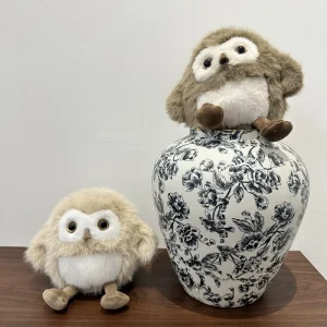Uggla gosedjur, Adorable och Funny, sött charmigt skojigt rund, 20 cm 7 Uggla gosedjur, Adorable och Funny, sött charmigt skojigt rund, 20 cm