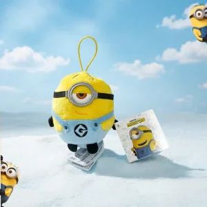 Minions kawaii-nyckelring, söt tecknad figur och hängsmycke för barn, 10 cm