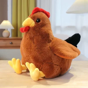 Stort och sött tupp gosedjur som sovdocka, julklapp och dekoration, 30–40 cm 15 Stort och sött tupp gosedjur som sovdocka, julklapp och dekoration, 30–40 cm