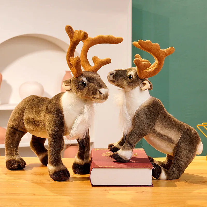 Hjort gosedjur, reindeer naturtrogen renform förgrenade, 35–42 cm 4 Hjort gosedjur, reindeer naturtrogen renform förgrenade, 35–42 cm - Bild 4
