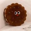 dark brown-round
