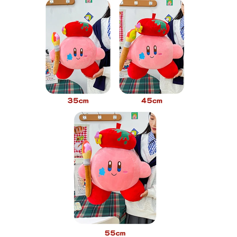 Kirby gosedjur 35–55 cm, stort och sött rosa kramgosedjur i tecknad anime-stil för barn 6 Kirby gosedjur 35–55 cm, stort och sött rosa kramgosedjur i tecknad anime-stil för barn - Bild 6