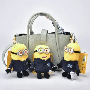Minions tecknade plyschfigur som kawaii-nyckelring, hänge för ryggsäck och present 11 Minions tecknade plyschfigur som kawaii-nyckelring, hänge för ryggsäck och present