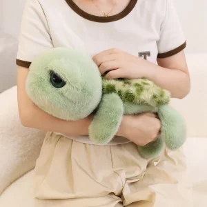 Tortoise gosedjur i kuddeform med söt design och havsdjursmotiv, 22–40 cm