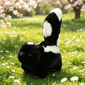 Skunk gosedjur i naturtrogen kawaii-stil för sällskap, dekoration och present till barn 9 Skunk gosedjur i naturtrogen kawaii-stil för sällskap, dekoration och present till barn