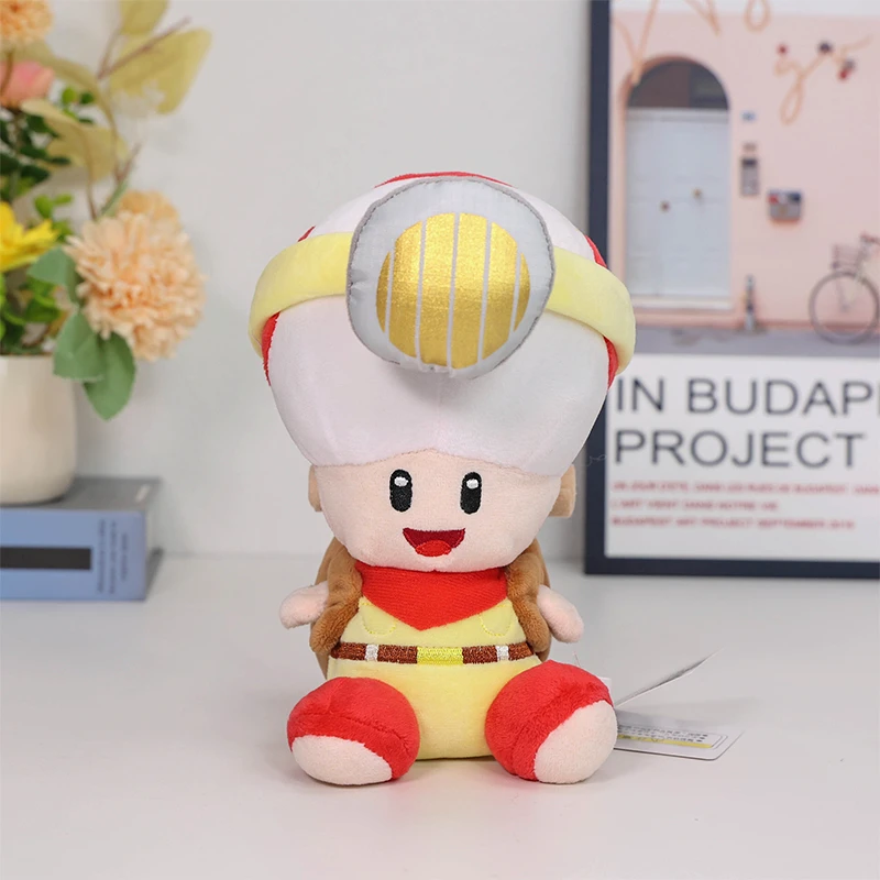 Captain Toad gosedjur från Super Bros och Treasure Tracker, mjuk docka med söt stil 5 Captain Toad gosedjur från Super Bros och Treasure Tracker, mjuk docka med söt stil - Bild 5