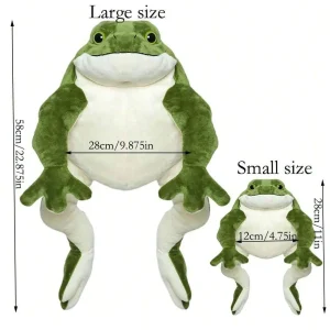 Stor groda gosedjur, söt och mjuk med kramvänlig, gosig utformning, 28–58 cm 8 Stor groda gosedjur, söt och mjuk med kramvänlig, gosig utformning, 28–58 cm