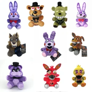 Söta gosedjur med Five Nights at Freddy's (FNAF)-karaktärer i tecknad stil, 18 cm 23 Söta gosedjur med Five Nights at Freddy's (FNAF)-karaktärer i tecknad stil, 18 cm