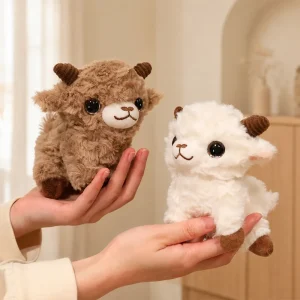 Get och får gosedjur, med horn, fluffig päls och verklighetstrogen design, 25 cm 9 Get och får gosedjur, med horn, fluffig päls och verklighetstrogen design, 25 cm