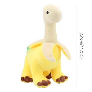 Dinosaurie gosedjur, mjuk brontosaurus med skalad banandesign, 28 cm som gåva 10 Dinosaurie gosedjur, mjuk brontosaurus med skalad banandesign, 28 cm som gåva