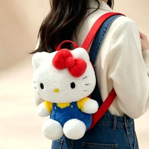 Äkta Sanrio Hello Kitty-ryggsäck i kawaii anime- och tecknad stil, present för barn