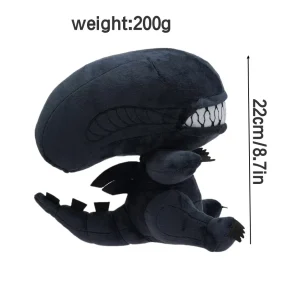 Xenomorph gosedjur som plyschkudde, söt och kawaii, alien prydnadskudde böjd svans 10 Xenomorph gosedjur som plyschkudde, söt och kawaii, alien prydnadskudde böjd svans