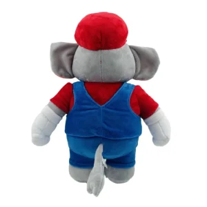 Super Mario Bros Wonder elefant gosedjur med powerup-tema, stort och mjukt, 27 cm