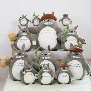 Totoro gosedjur som plyschkudde i tecknad stil från My Neighbor Totoro, 17–48 cm 9 Totoro gosedjur som plyschkudde i tecknad stil från My Neighbor Totoro, 17–48 cm