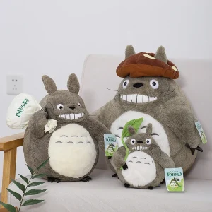 Totoro gosedjur som plyschkudde i tecknad stil från My Neighbor Totoro, 17–48 cm 11 Totoro gosedjur som plyschkudde i tecknad stil från My Neighbor Totoro, 17–48 cm