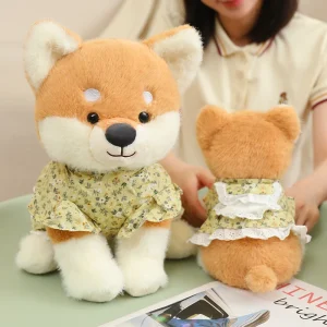 Alternative view of Shiba Inu som hund gosedjur och hundkudde, supersöt och klädd, 25–35 cm, julklapp