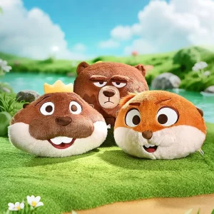 Mabel från Hoppers som söt björnkudde med King George i anime- och tecknad stil 8 Mabel från Hoppers som söt björnkudde med King George i anime- och tecknad stil