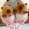 35 cm sjöjungfrukapybara som mjuk figur för sömn, dekoration och födelsedagspresent 12 35 cm sjöjungfrukapybara som mjuk figur för sömn, dekoration och födelsedagspresent