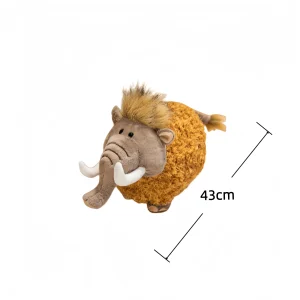 Elefant gosedjur i mammutdesign, klämbart och sött för rum, skrivbord och sömn